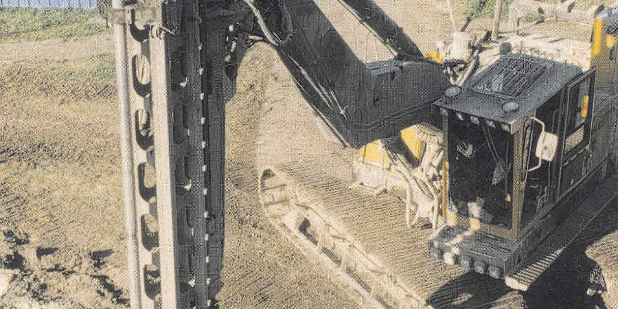 Illustrative image of Deep soil mixing in