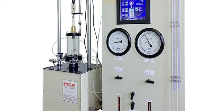 Illustrative image of Ensayo triaxial in